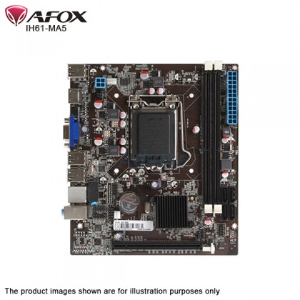 AFOX IH61-MA5 Intel H61 LGA 1155 DDR3 USB 2.0 VGA HDMI MicroATX Motherboard AFOX IH61-MA5 Intel H61 LGA 1155 DDR3 USB 2.0 VGA HDMI MicroATX Motherboard